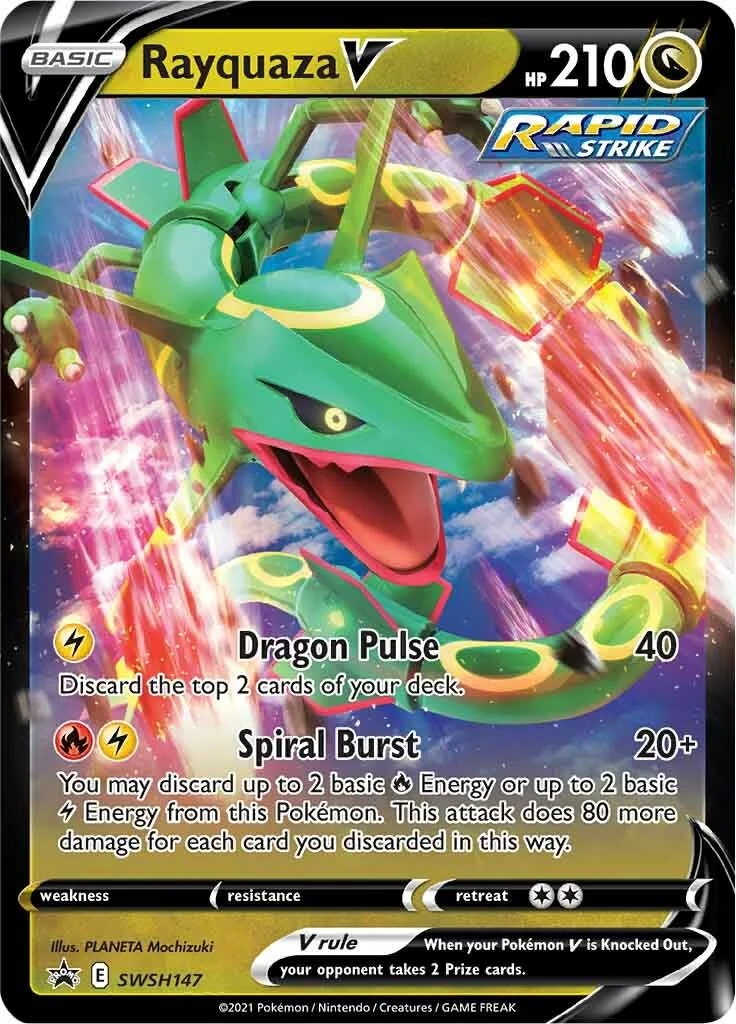 Rayquaza V Promo PSA 10 Pokémon card