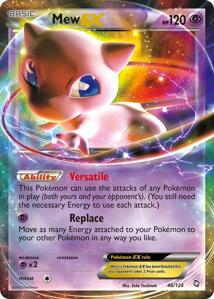 Mew EX Dragons Exalted PSA 9 Pokémon card