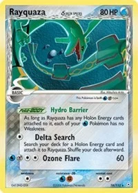 Rayquaza Holon Phantoms PSA 9 Pokémon card