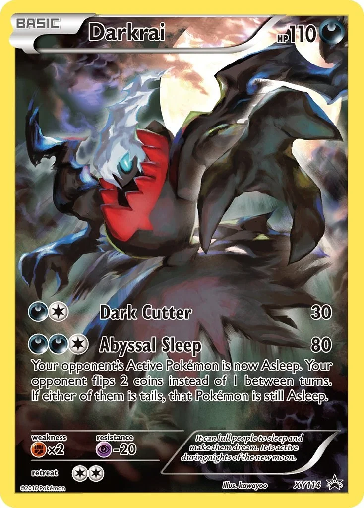 Darkrai Promo Raw Pokémon card