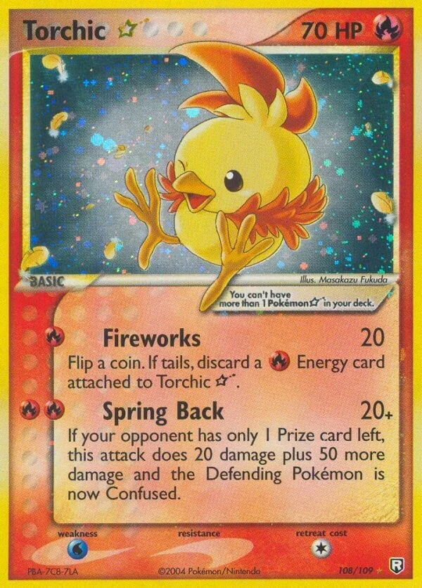 Torchic [Gold Star] Team Rocket Returns Pokémon card