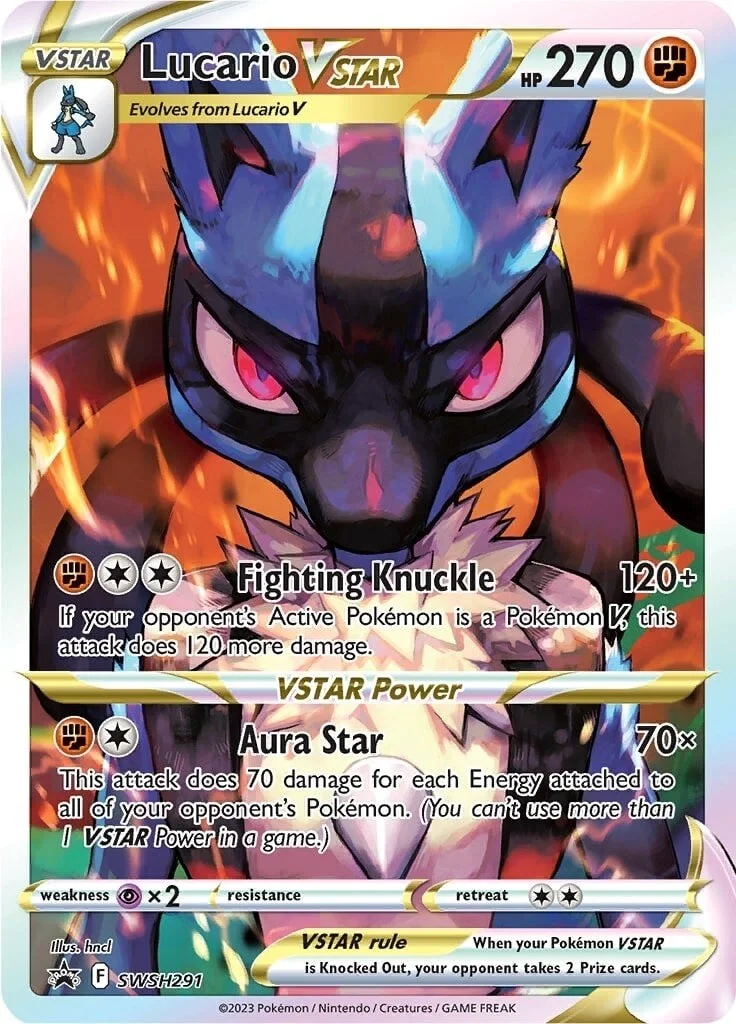 Lucario VSTAR Promo PSA 10 Pokémon card