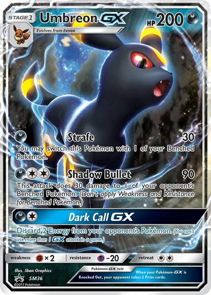 Umbreon GX Promo PSA 9 Pokémon card