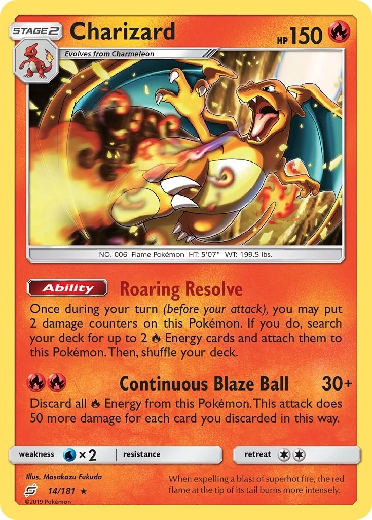 Charizard [Reverse Holo] Team Up PSA 10 Pokémon card