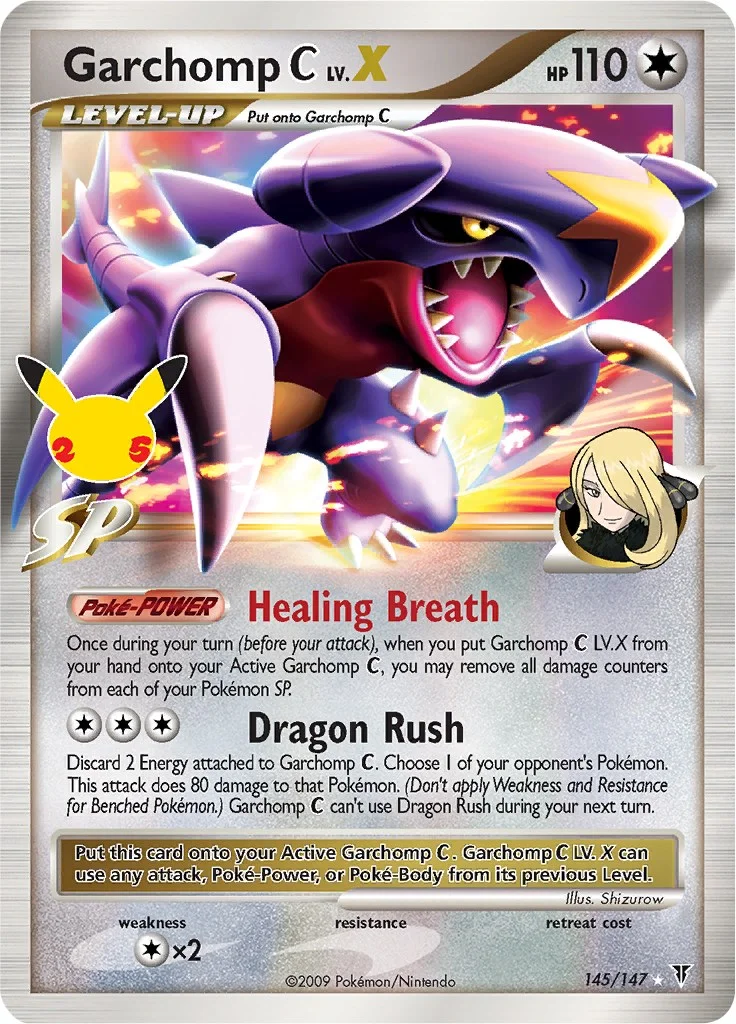 Garchomp C LV.X Celebrations PSA 10 Pokémon card