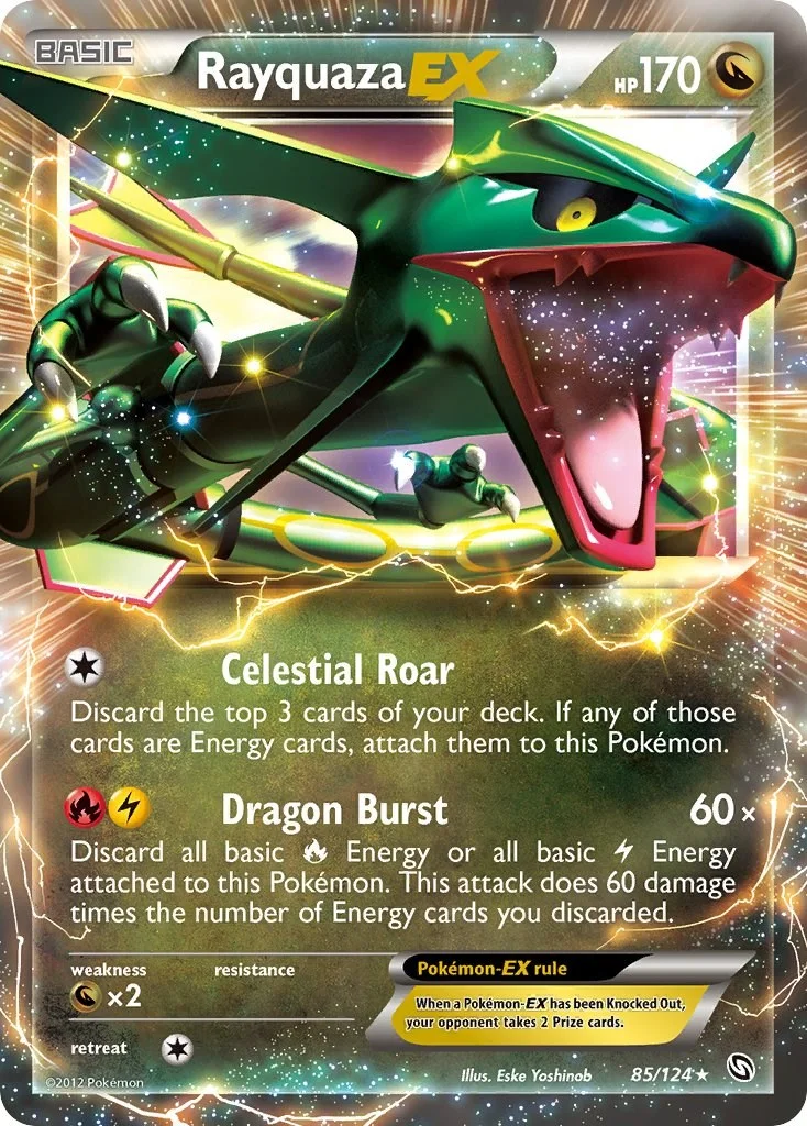 Rayquaza EX Dragons Exalted PSA 10 Pokémon card
