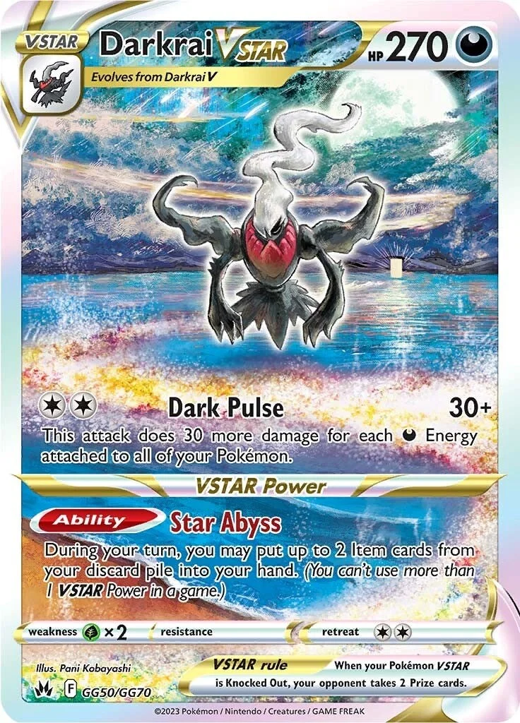Darkrai VStar Crown Zenith PSA 10 Pokémon card