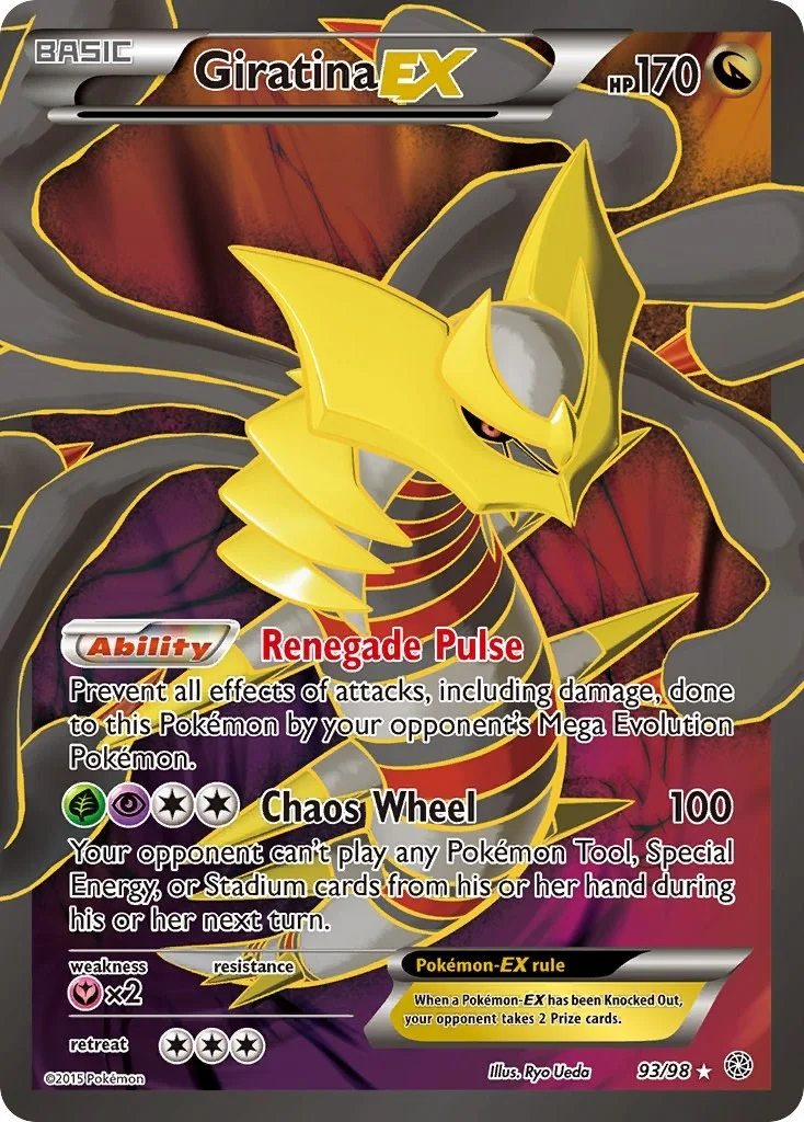 Giratina EX Ancient Origins PSA 9 Pokémon card
