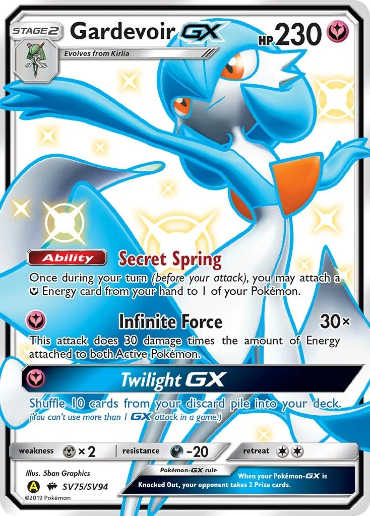 Gardevoir GX Hidden Fates PSA 10 Pokémon card