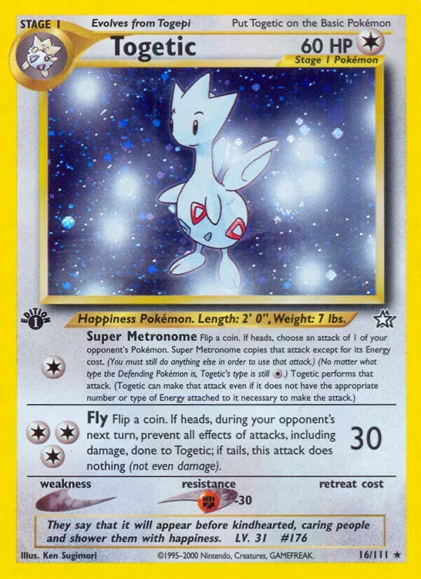 Togetic [1st Edition] Neo Genesis Pokémon card