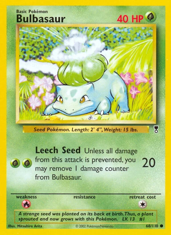 Bulbasaur [Reverse Holo] Legendary Collection Pokémon card