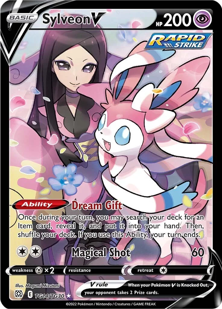 Sylveon V Brilliant Stars PSA 10 Pokémon card