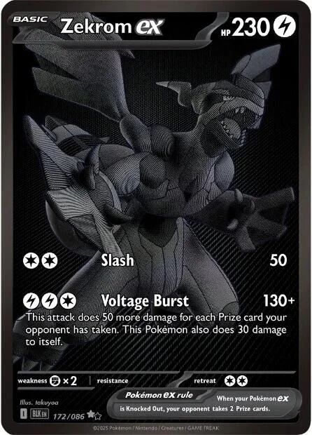 Zekrom ex Black Bolt PSA 10 Pokémon card