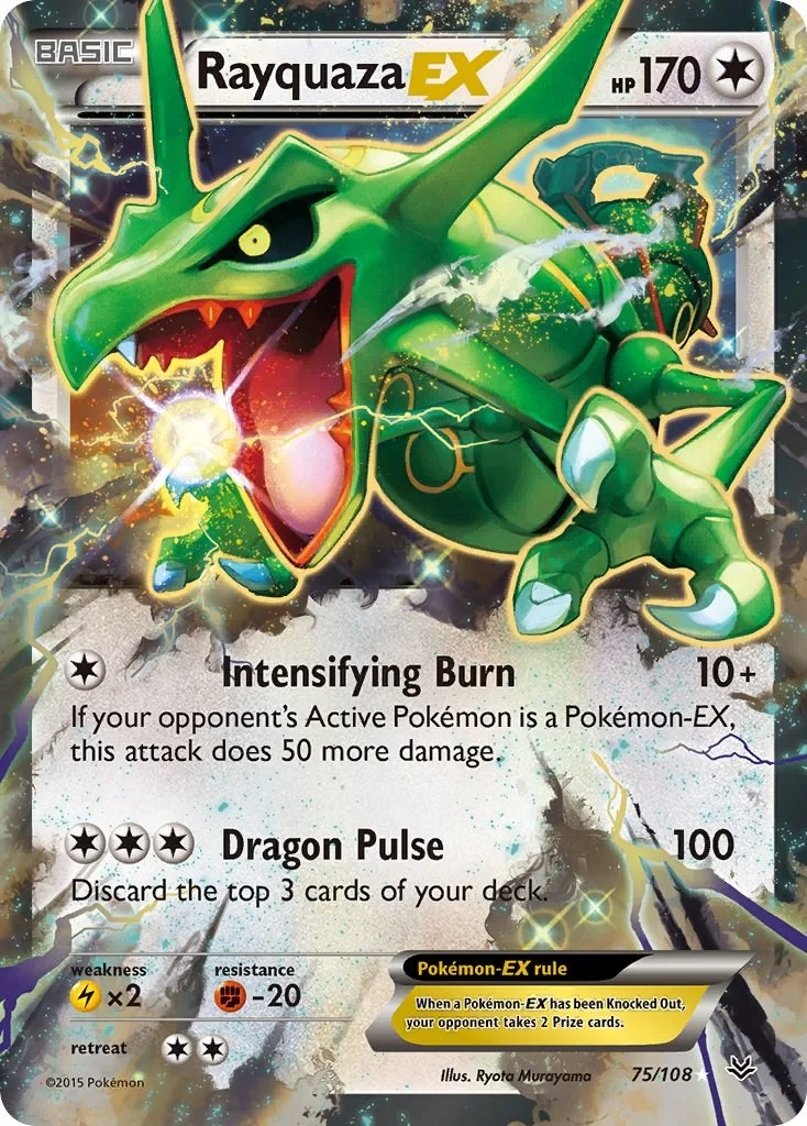 Rayquaza EX Roaring Skies PSA 10 Pokémon card