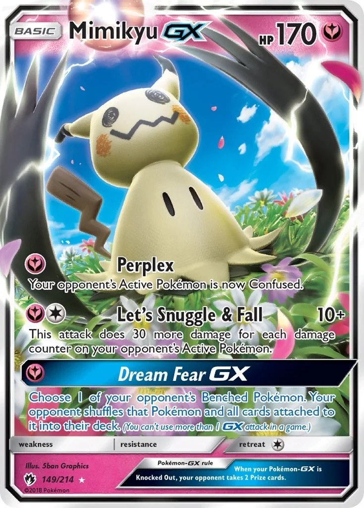 Mimikyu GX Lost Thunder PSA 10 Pokémon card