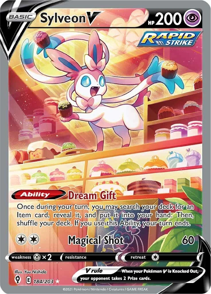 Sylveon V Evolving Skies PSA 10 Pokémon card