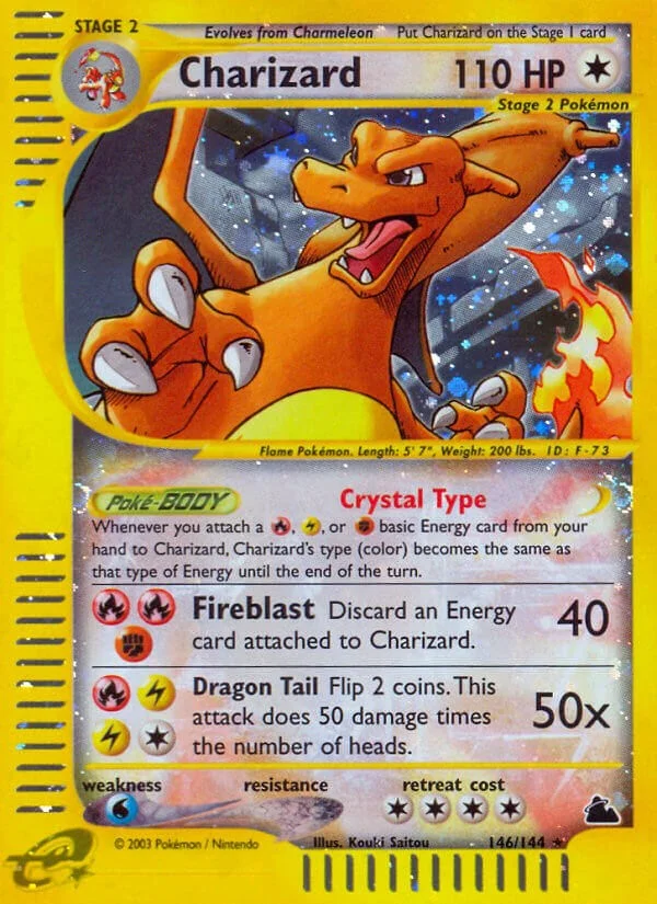 Charizard Skyridge PSA 10 Pokémon card