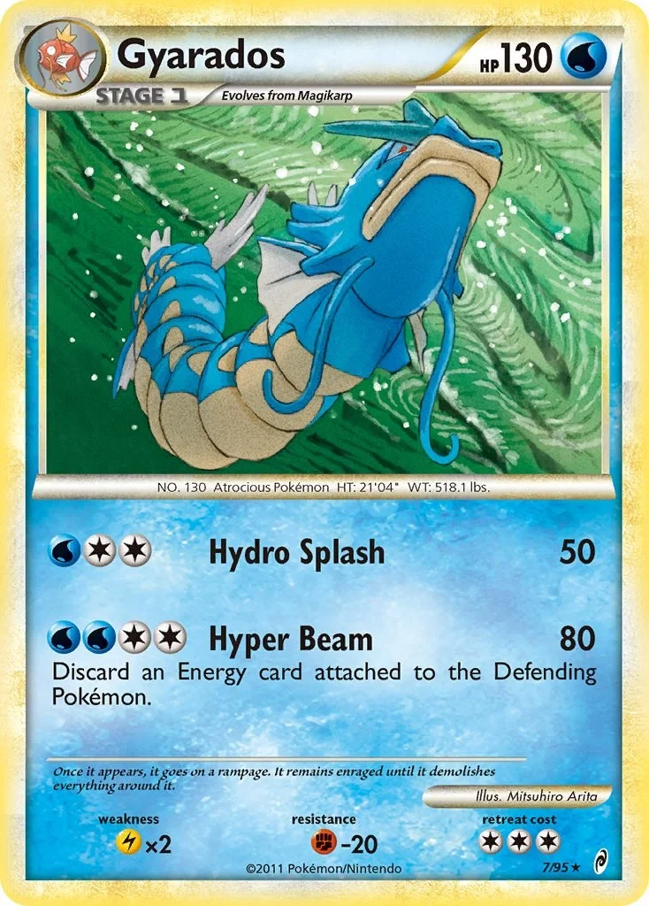 Gyarados Call of Legends PSA 9 Pokémon card