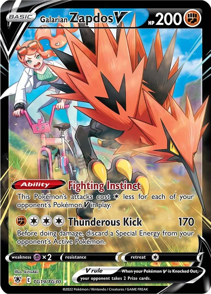 Galarian Zapdos V Astral Radiance PSA 10 Pokémon card