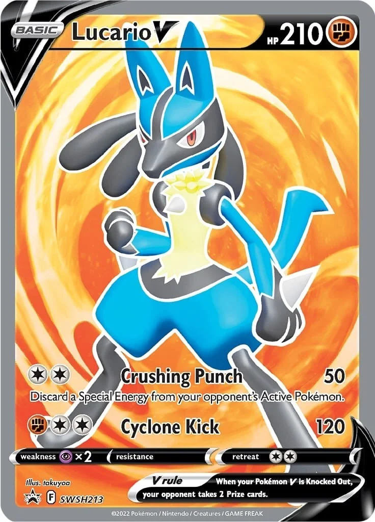 Lucario V Promo PSA 10 Pokémon card