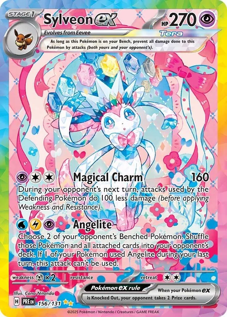 Sylveon ex Prismatic Evolutions PSA 10 Pokémon card