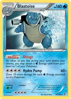 Blastoise Boundaries Crossed PSA 9 Pokémon card