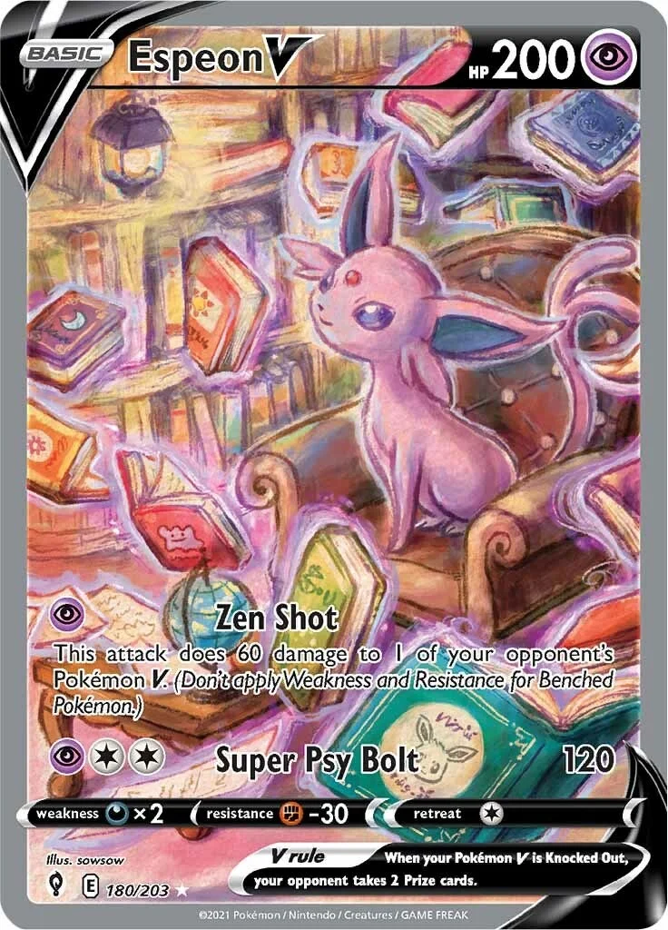 Espeon V Evolving Skies PSA 10 Pokémon card