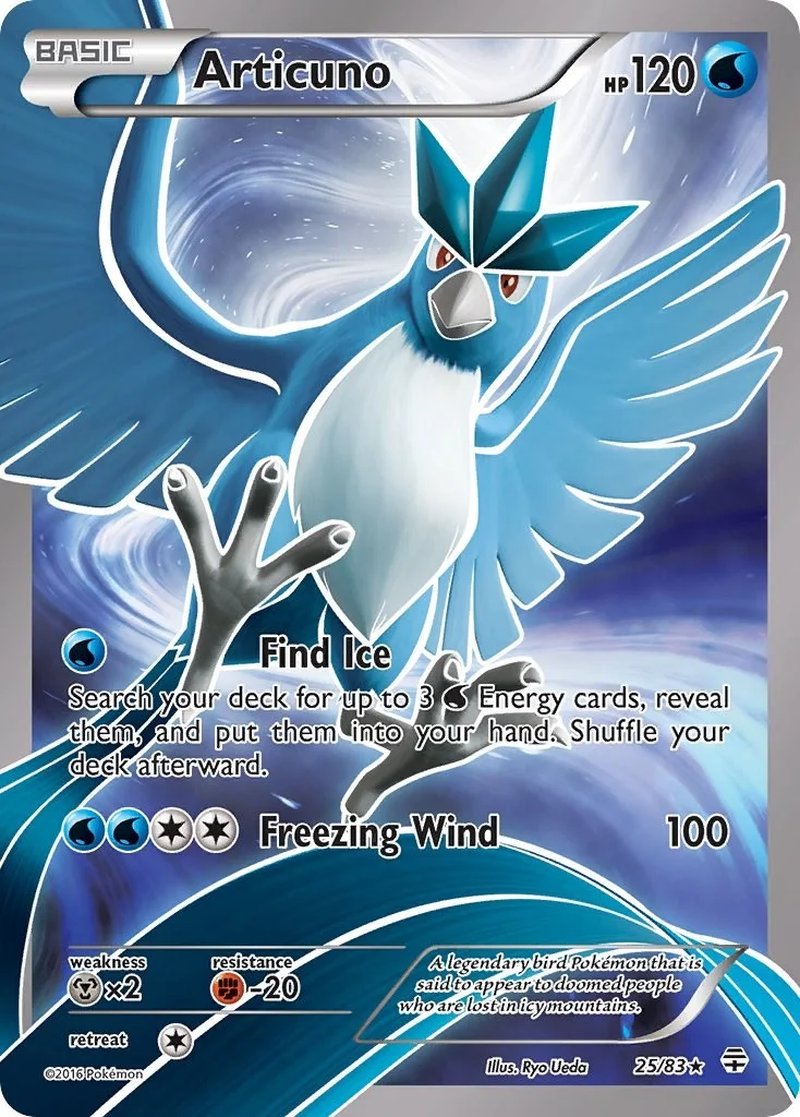 Articuno Generations PSA 9 Pokémon card