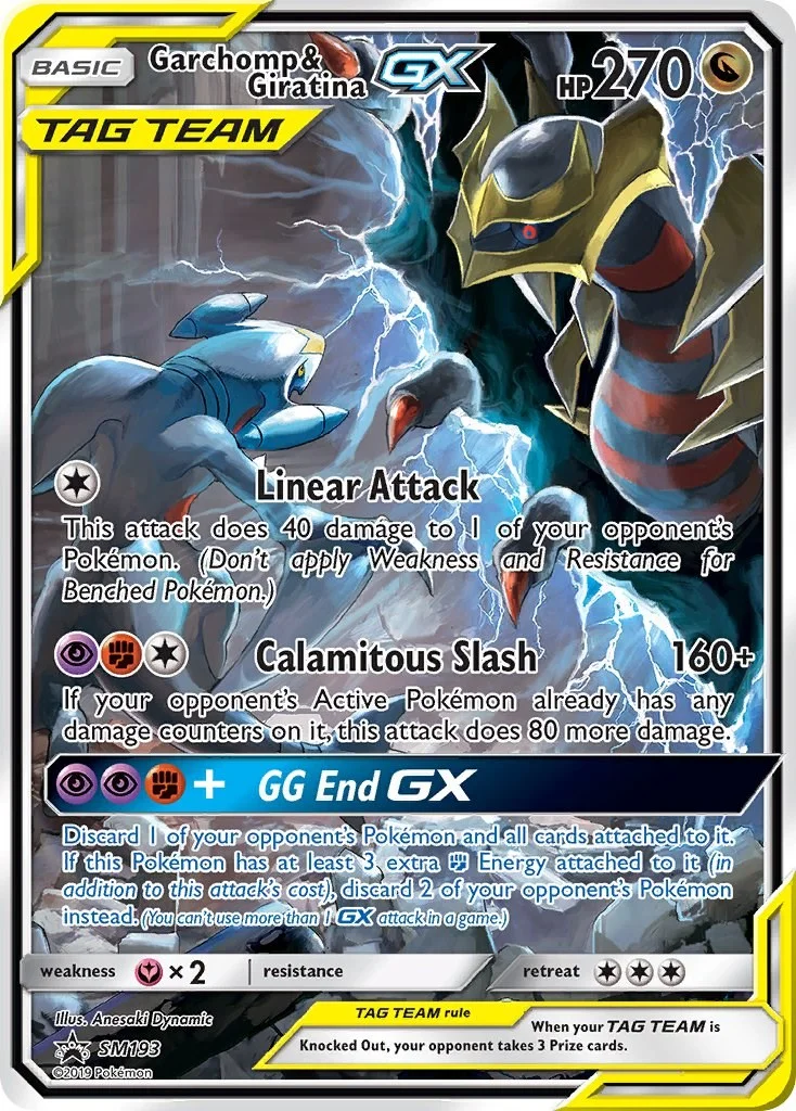 Garchomp & Giratina GX Promo PSA 10 Pokémon card