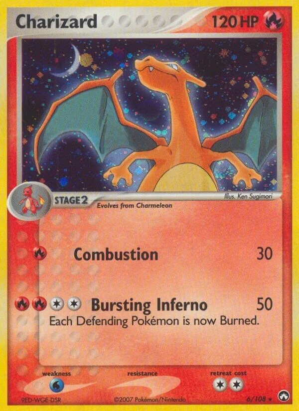 Charizard [Reverse Holo] Power Keepers PSA 9 Pokémon card