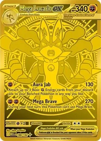 Mega Lucario Ex Mega Evolution PSA 10 Pokémon card