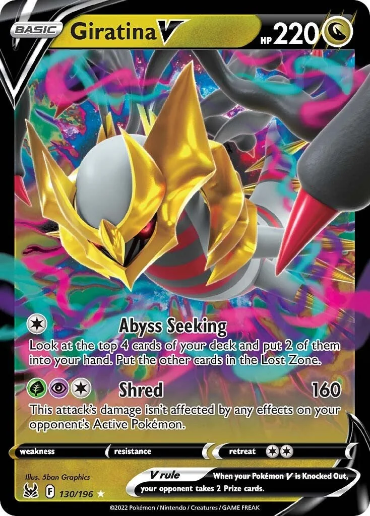 Giratina V Lost Origin PSA 10 Pokémon card