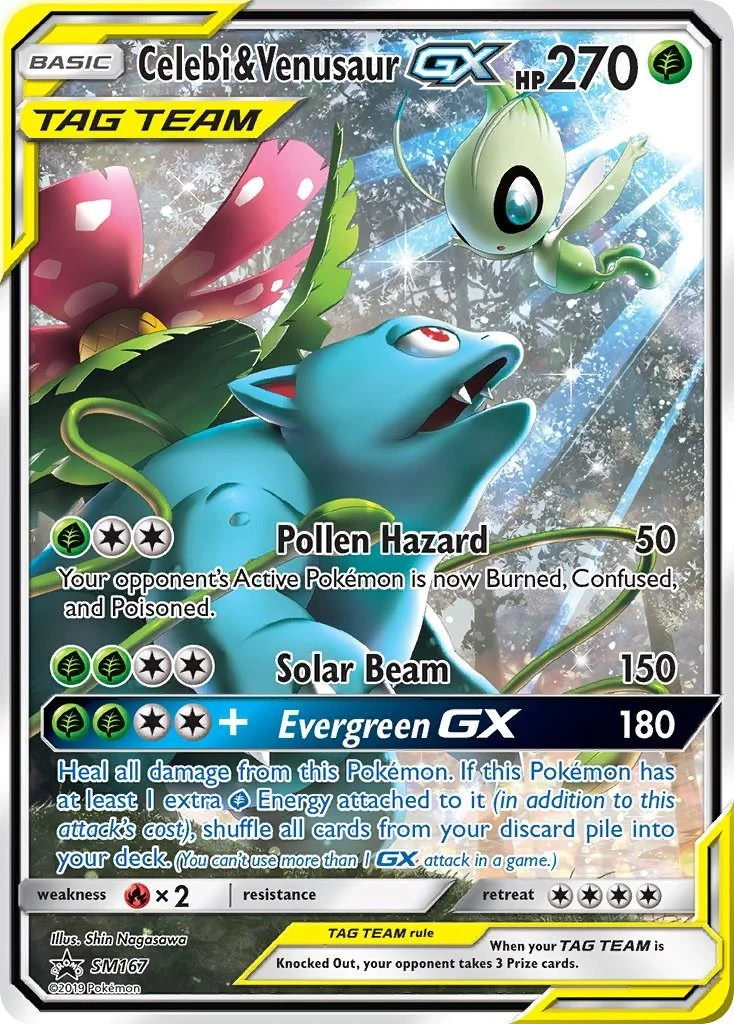 Celebi & Venusaur GX Promo PSA 10 Pokémon card