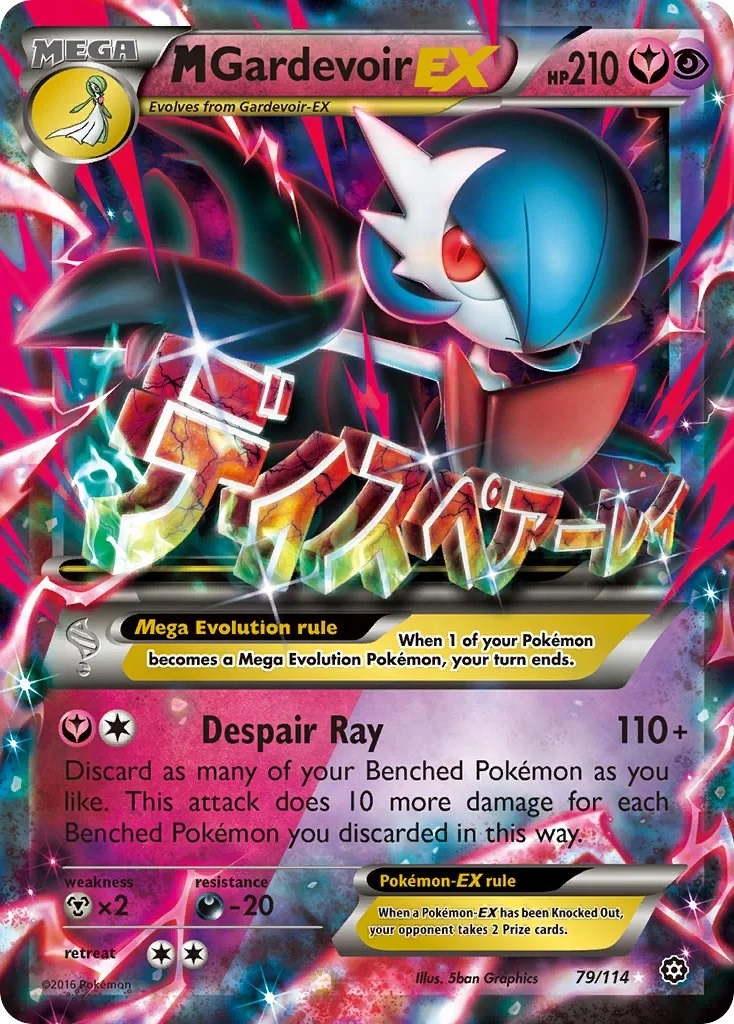 M Gardevoir EX Steam Siege PSA 10 Pokémon card
