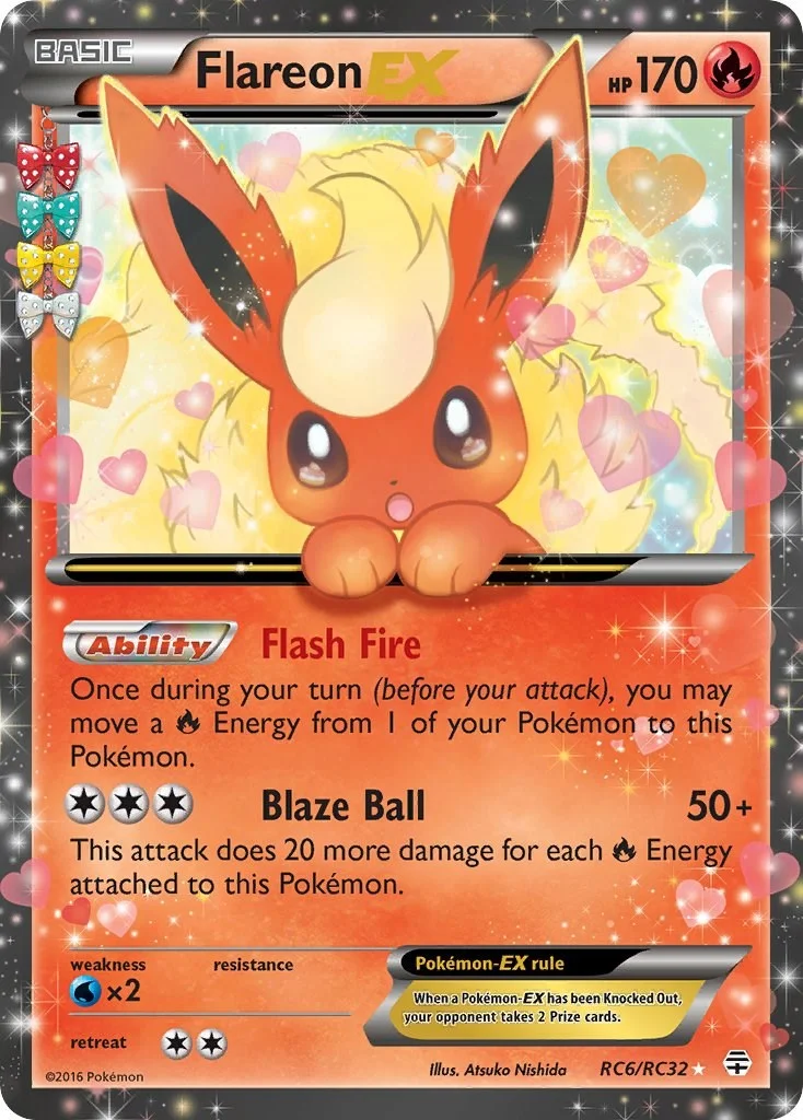 Flareon EX Generations PSA 9 Pokémon card