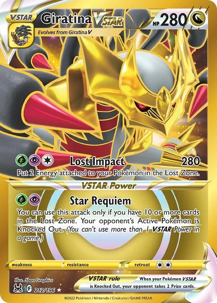 Giratina VSTAR Lost Origin PSA 10 Pokémon card