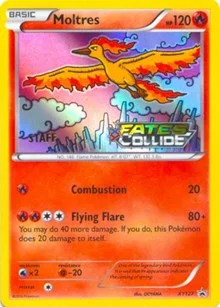 Moltres Promo Raw Pokémon card