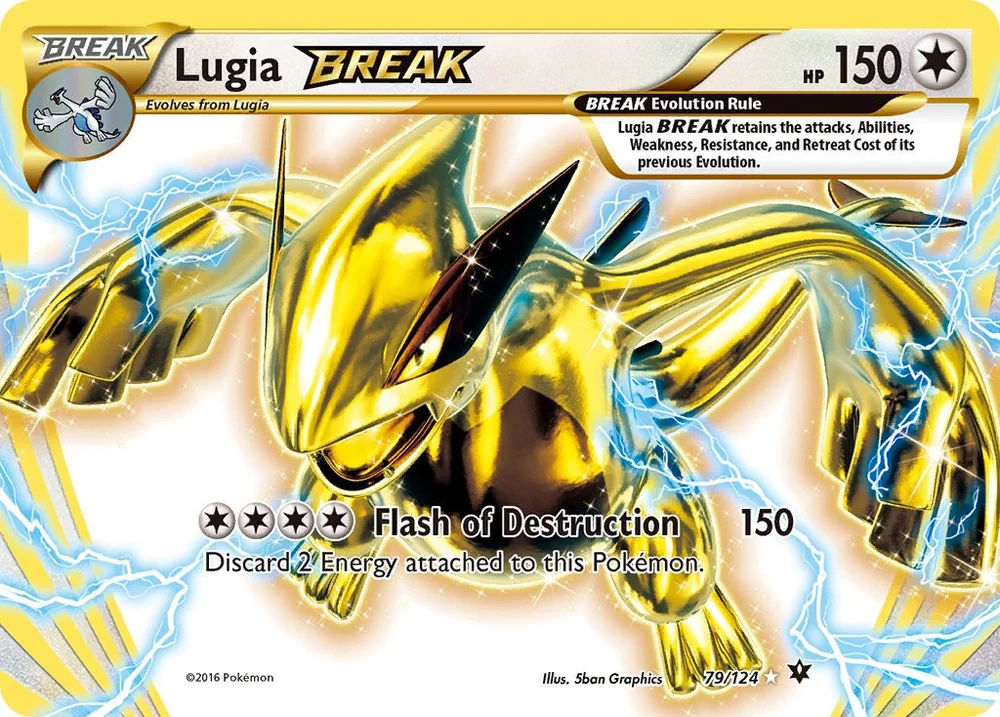 Lugia BREAK Fates Collide PSA 10 Pokémon card