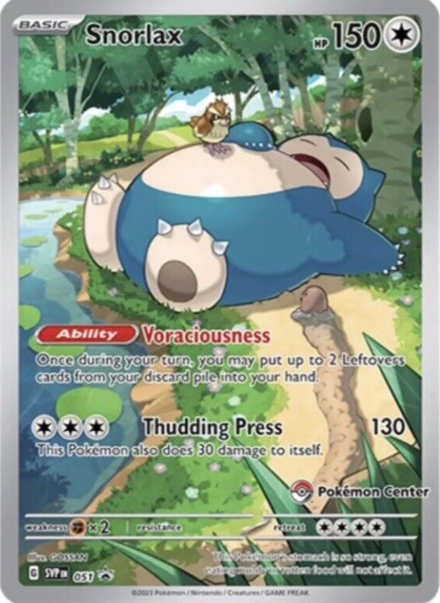Snorlax [Pokemon Center] Promo PSA 10 Pokémon card