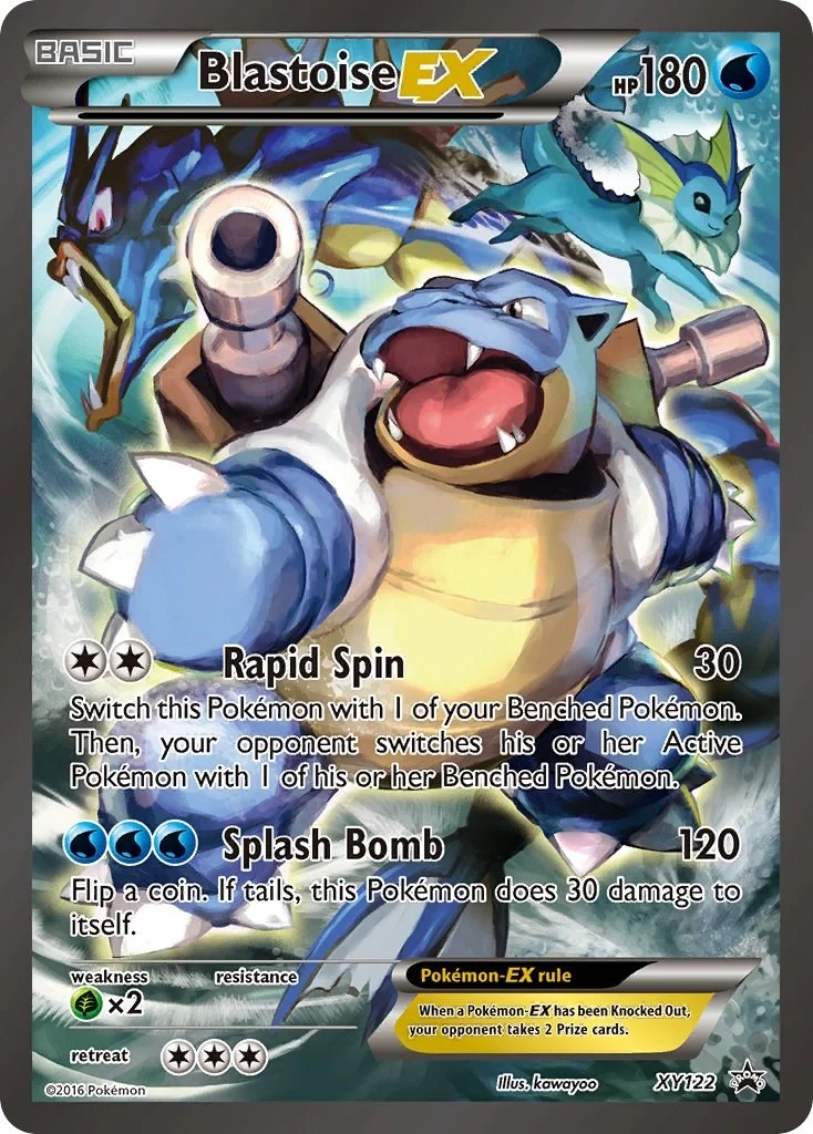 Blastoise EX Promo PSA 9 Pokémon card
