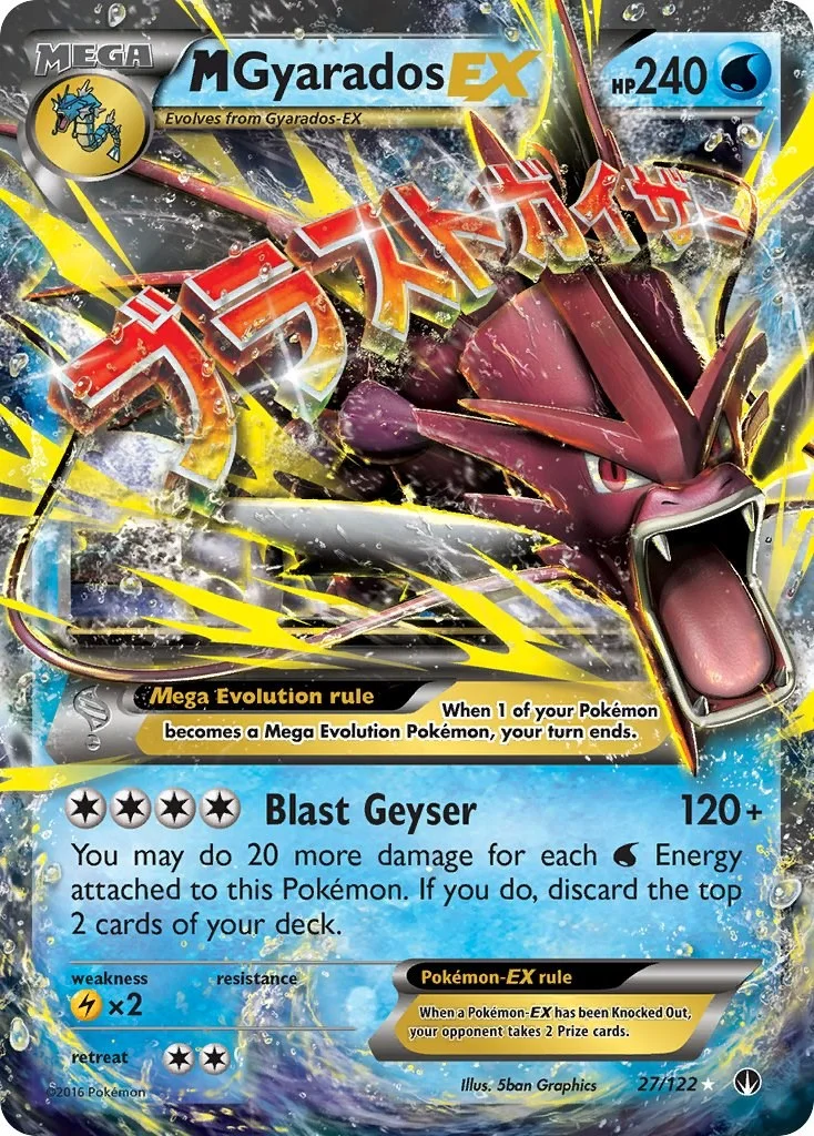 M Gyarados EX BREAKpoint PSA 10 Pokémon card