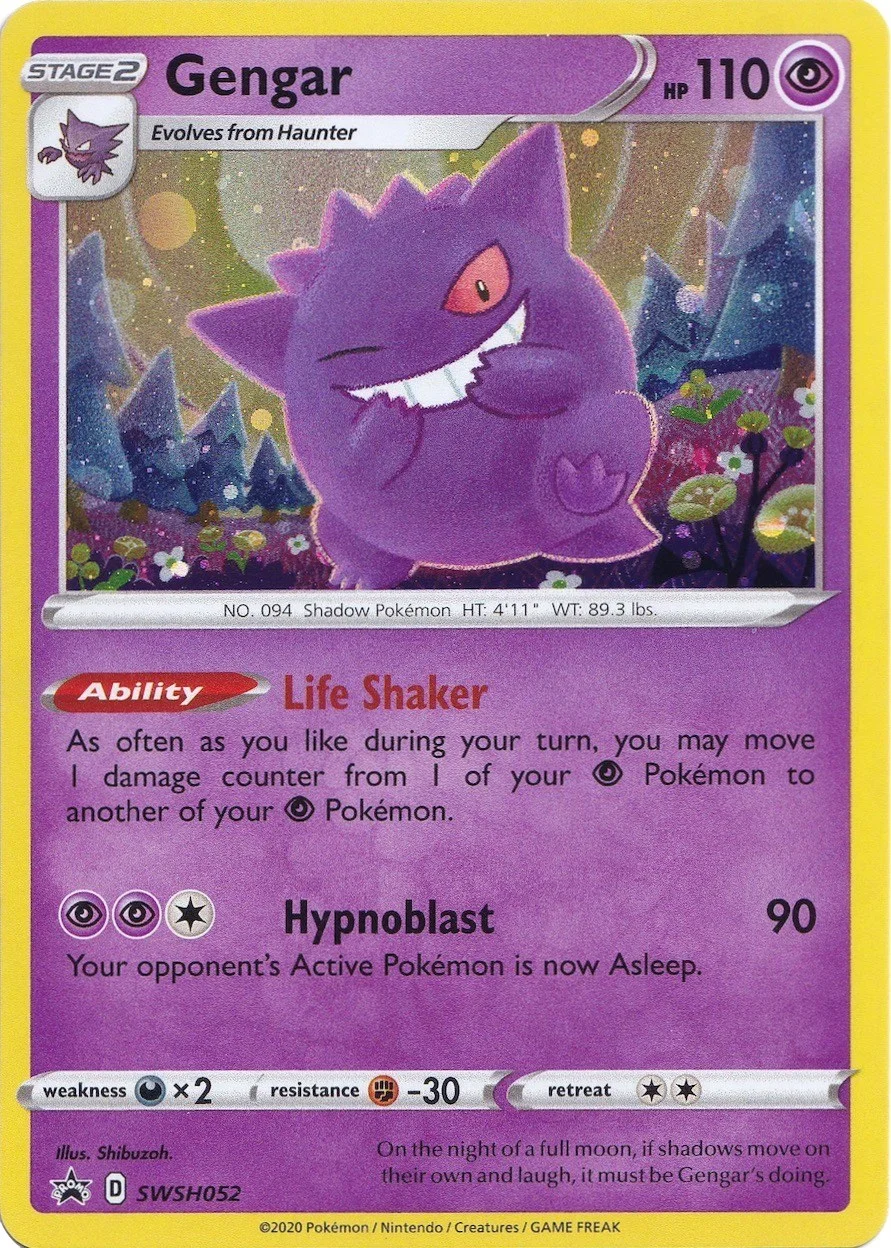 Gengar Promo PSA 10 Pokémon card