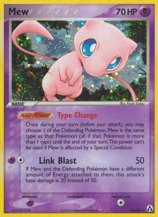 Mew [Reverse Holo] Legend Maker PSA 10 Pokémon card
