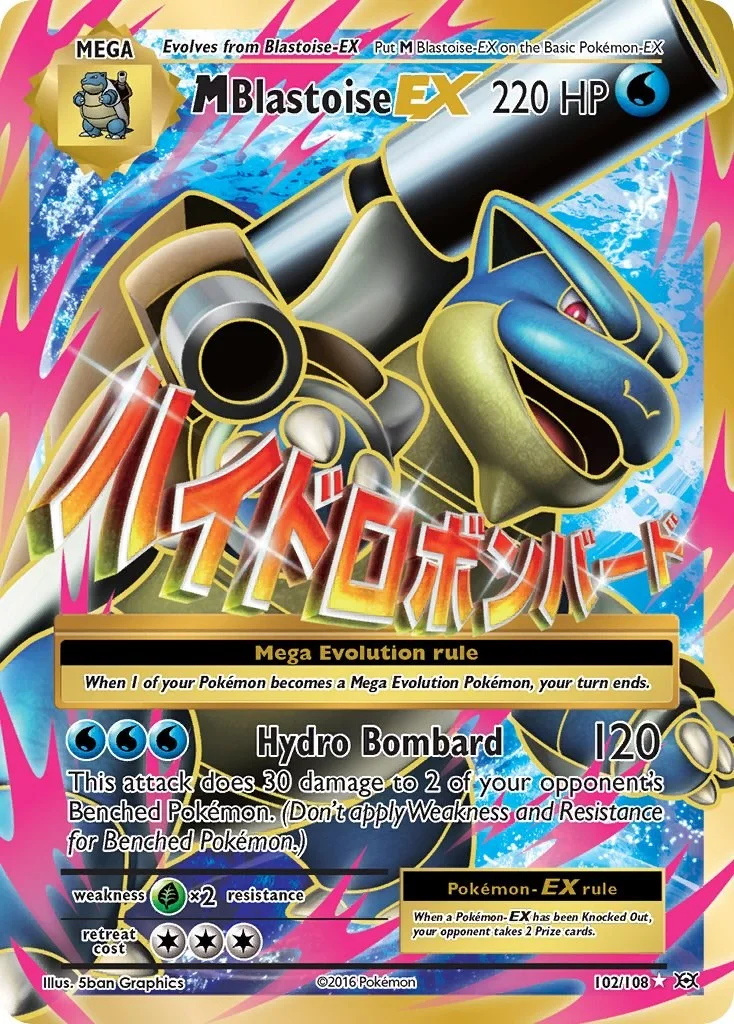 M Blastoise EX Evolutions PSA 10 Pokémon card