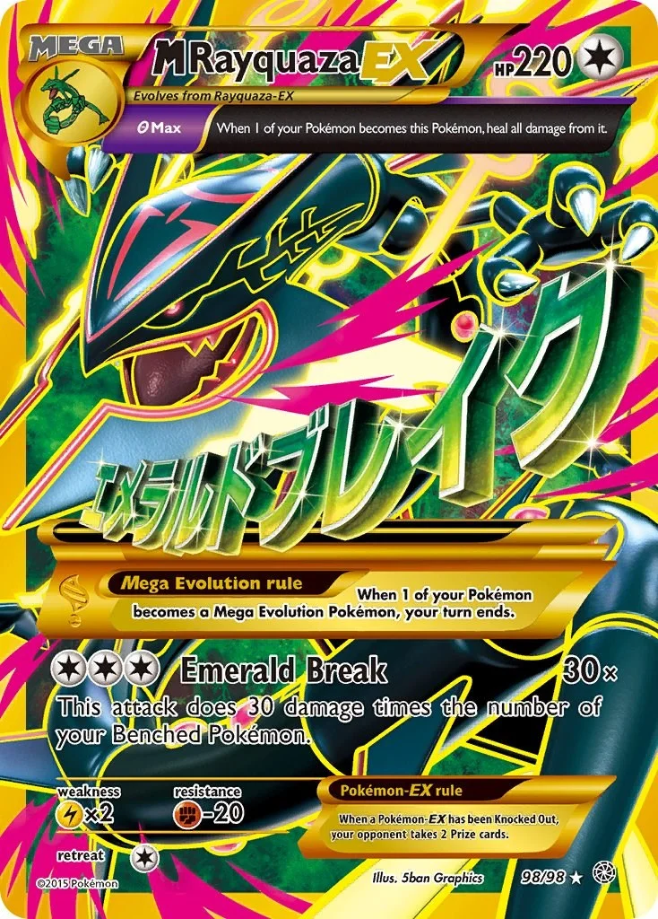 M Rayquaza EX Ancient Origins PSA 10 Pokémon card