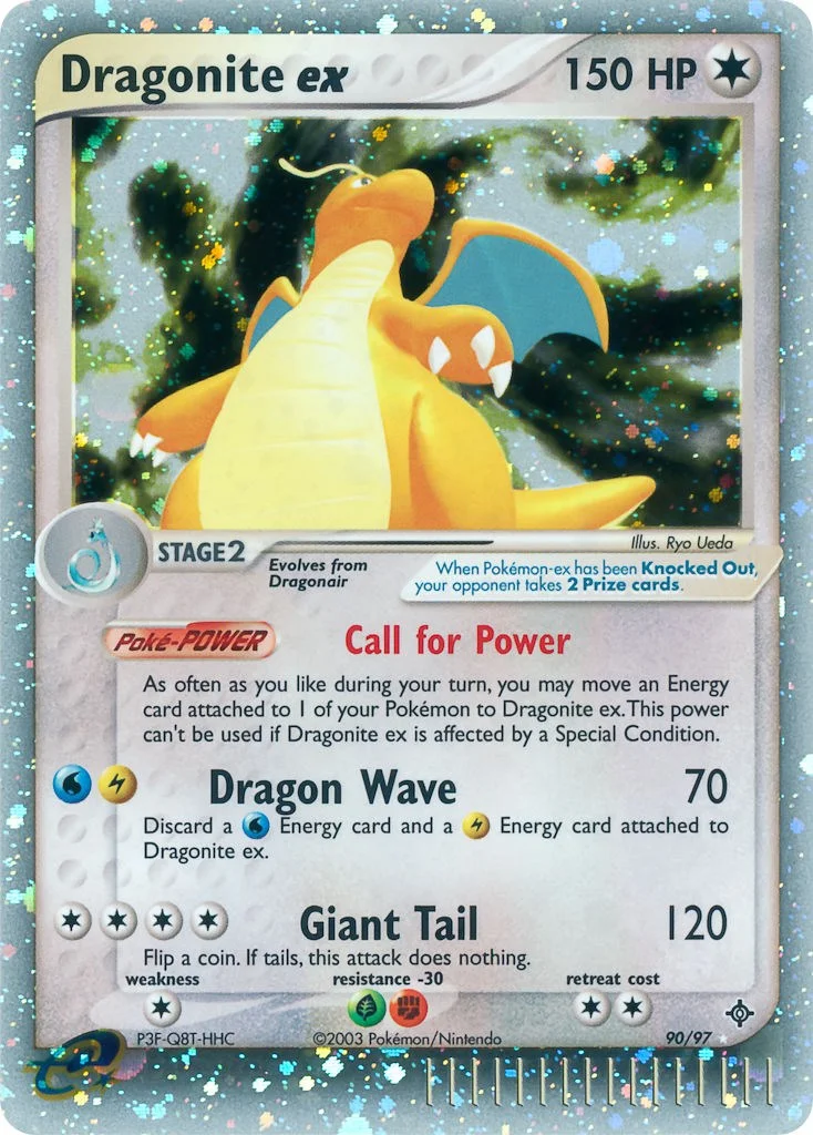 Dragonite EX Dragon PSA 9 Pokémon card