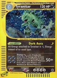 Tyranitar Expedition PSA 9 Pokémon card