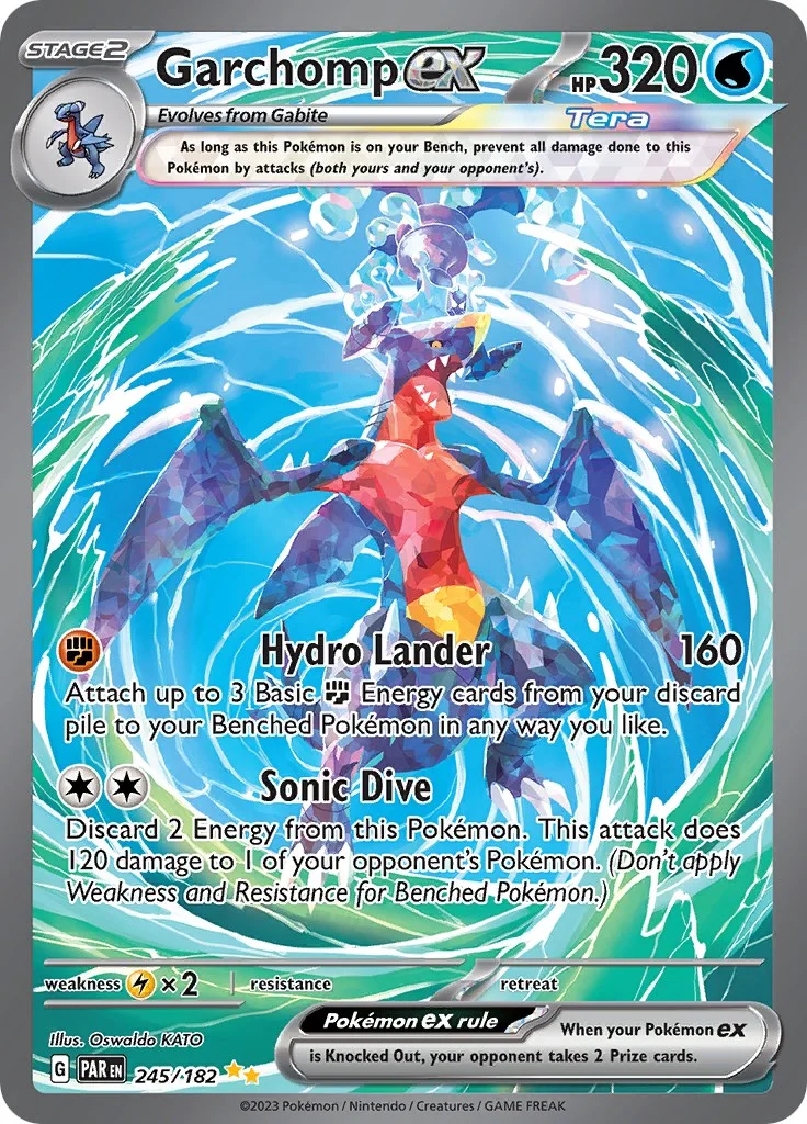 Garchomp ex Paradox Rift PSA 10 Pokémon card