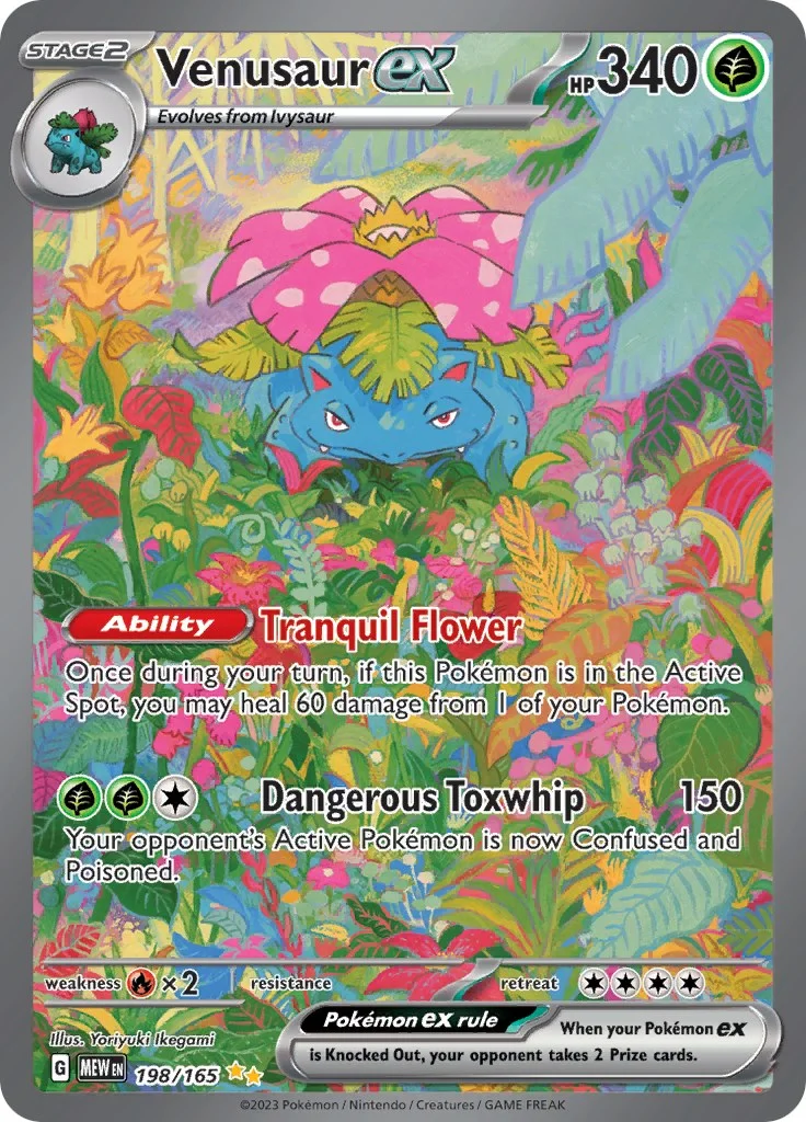 Venusaur ex Scarlet & Violet 151 PSA 10 Pokémon card