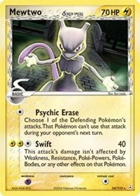 Mewtwo [Reverse Holo] Holon Phantoms PSA 9 Pokémon card